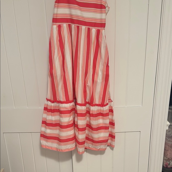 J. Crew size 6 Pink and White Striped Sundress - Picture 4 of 7